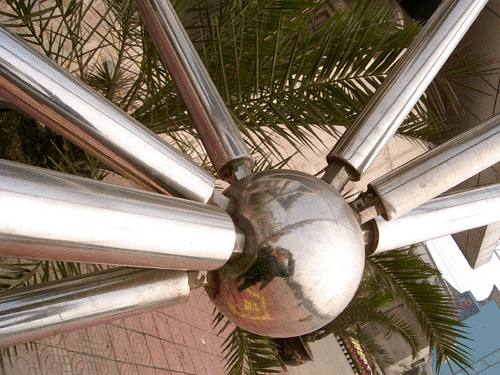 新乐不锈钢螺栓球网架